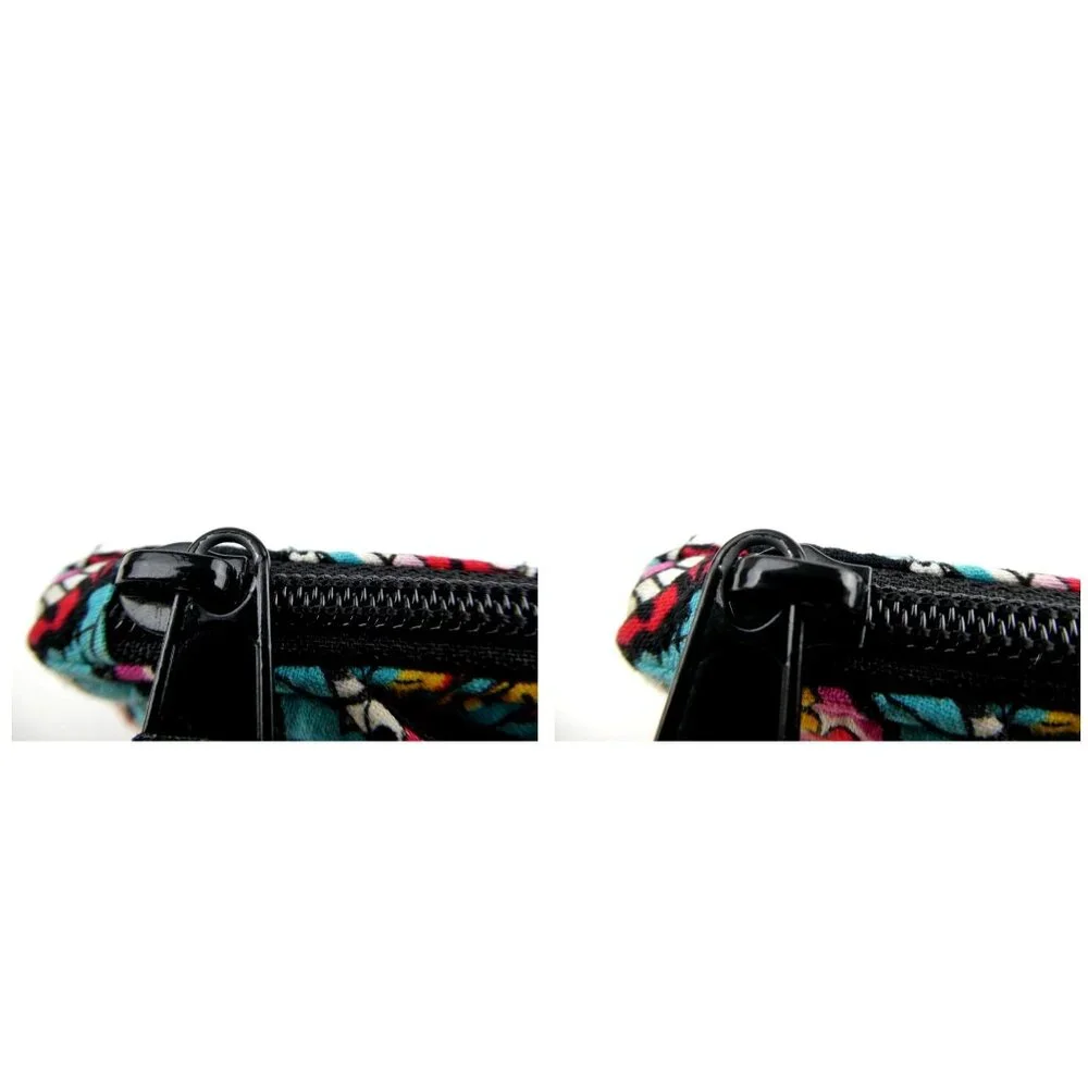 Vera Bradley Parisian Paisley Zip Cosmetic Case w/Mirror‎